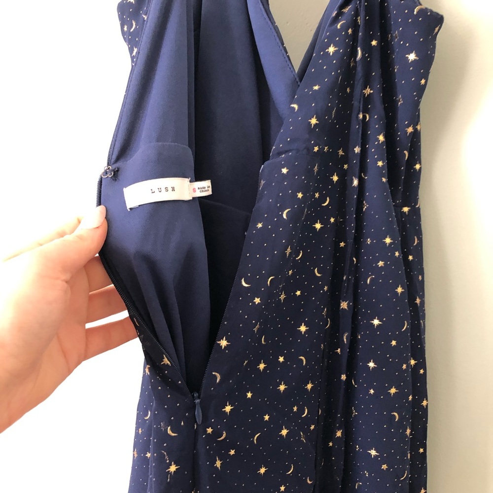 Dreamy Celestial Stars and Moons Dressy Jumpsuit - Picture 6 of 12